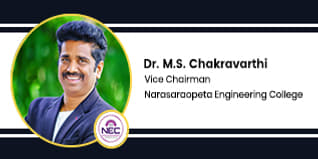 Narasaraopeta Engineering College, Vice Chairman: Mr M.S. Chakravarthi Interview